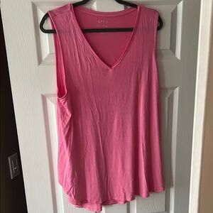 Apt 9 pink v neck tank top